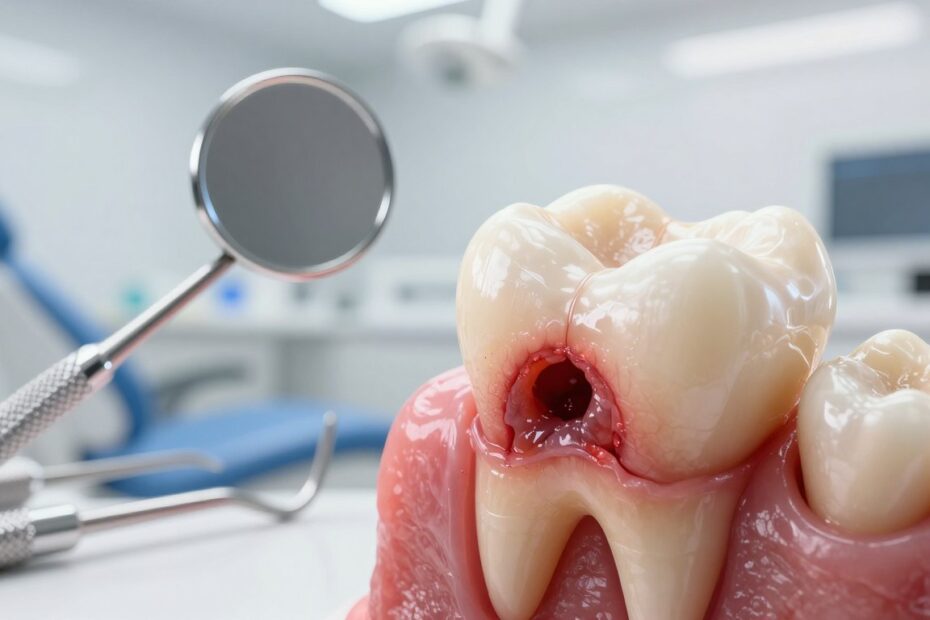 Czy ropień zęba sam pęknie
