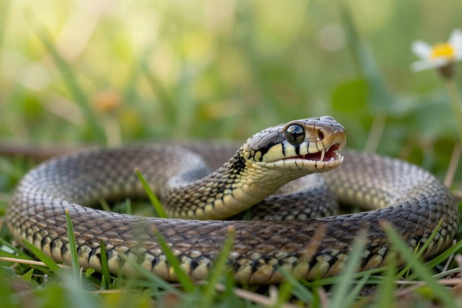 Czy zaskroniec ma zęby