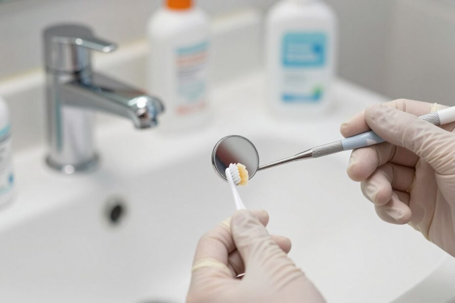 Jak usunąć klej do protez z dziąseł