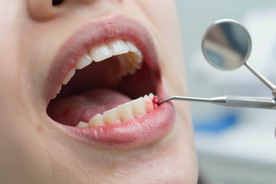 Owrzodzenie dziąseł