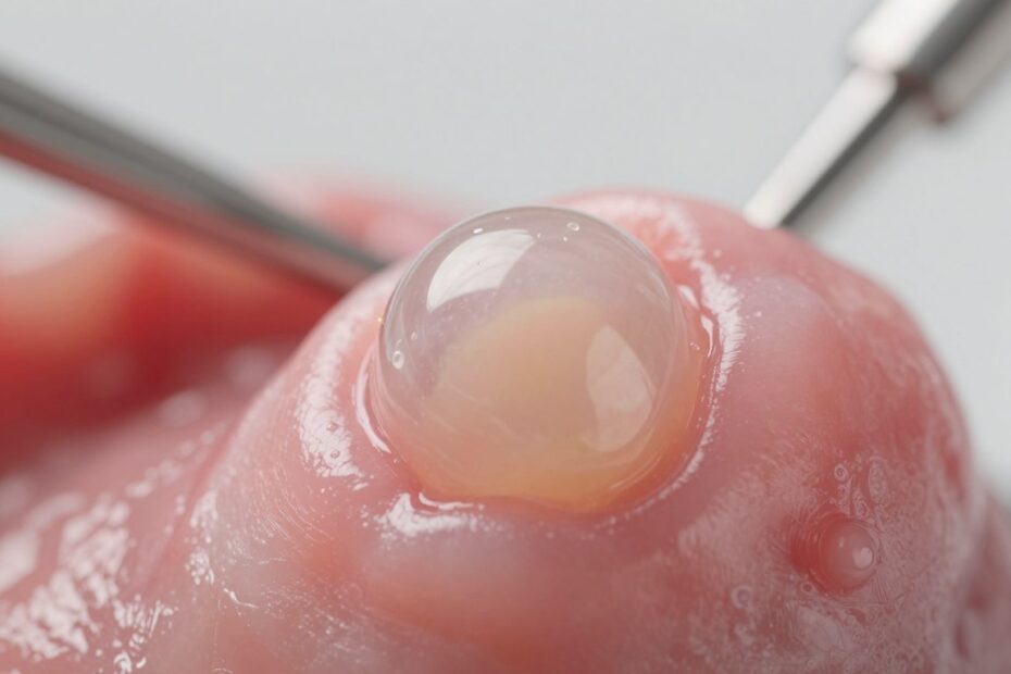 Pęcherz na dziąśle