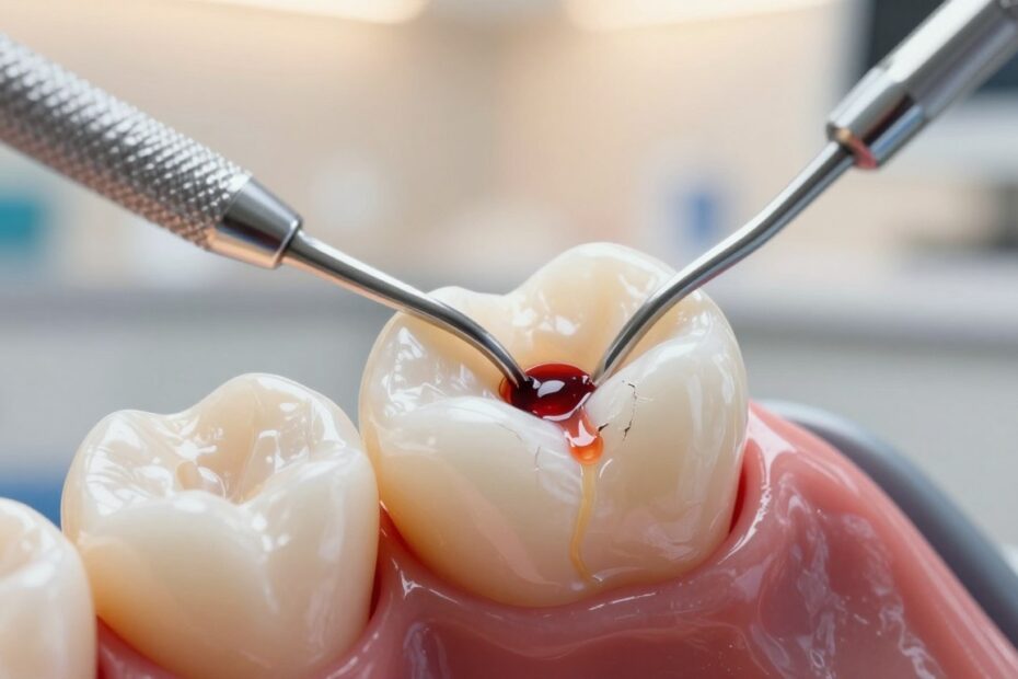 Co zrobić – ropień zęba pękł