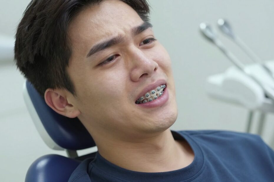 Czy aparat na zęby boli