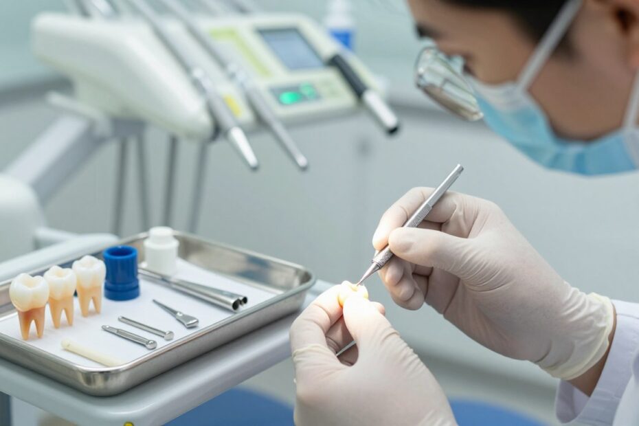 Czym wypełnić ukruszony ząb