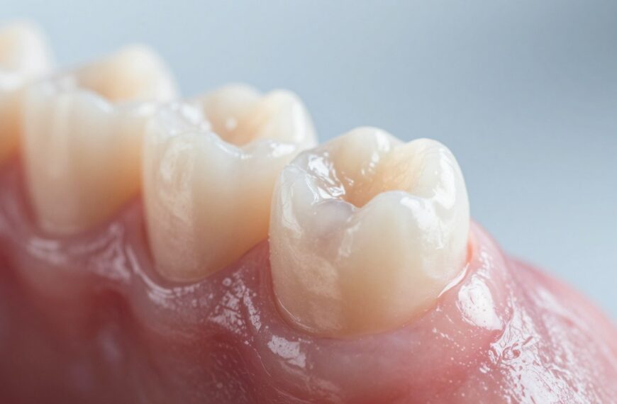 Dziąsło po wyrwaniu zęba – białe