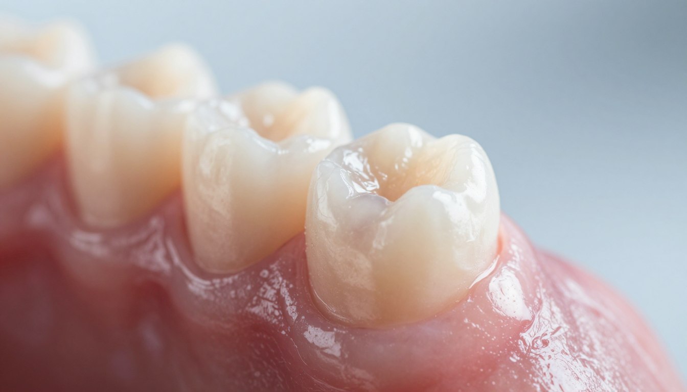 Dziąsło po wyrwaniu zęba – białe