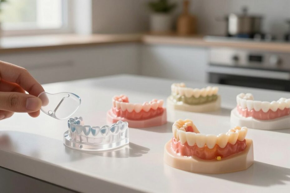 Nakładki na zęby, w których można jeść