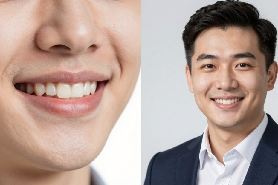 Plastyka dziąseł – przed i po