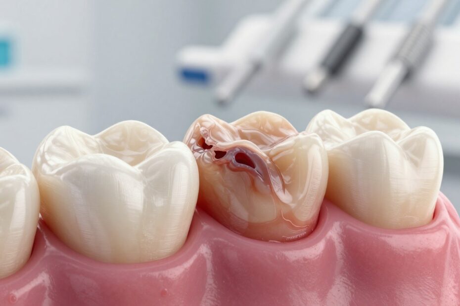 Próchnica przy dziąśle