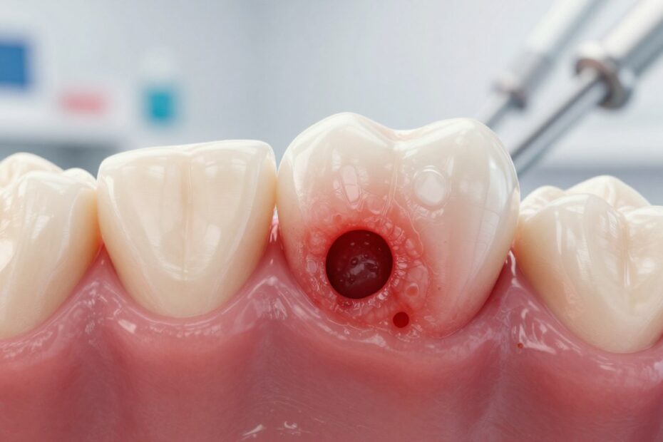 Ropień na dziąśle